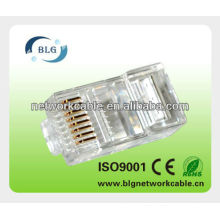 Hot selling 8P8C crystal RJ45 telephone connector
